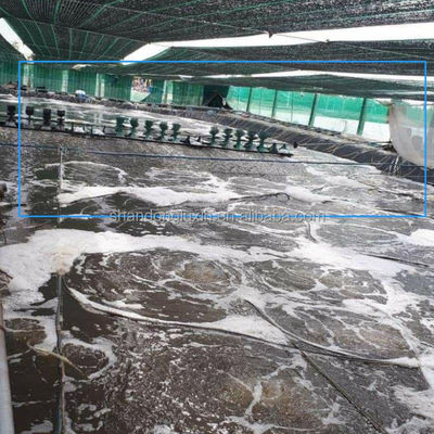 Geomembrana de 1-6m de largura para lagoas de peixes ao ar livre resistente a ácidos e álcalis pré-fabricada