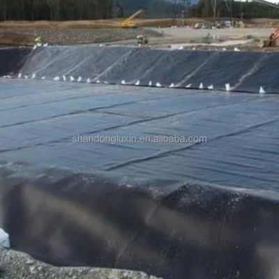 Geomembranas lisas para lagoas de peixes e aterros sanitários Resistentes a rasgos Peças sobressalentes gratuitas