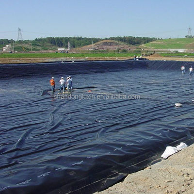 Geomembrana de HDPE preto ecológico para lagoas de peixes ASTM GRI-GM13 Standard