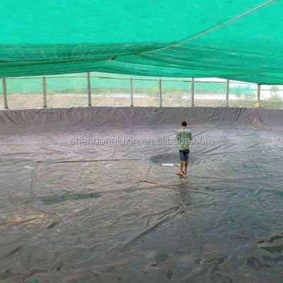 Geomembrana negra anti-punção resistente a ácidos e álcalis para lagoas de peixes diretamente