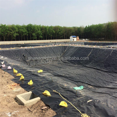 Geomembrana personalizada para lagoas de peixes e engenharia civil espessura 1mm-2mm durável