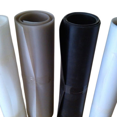 Geomembrana de HDPE 0,5 mm 1 mm 2 mm 2,5 mm para revestimento de lago de peixes 1-6 m Largura Material à prova d'água
