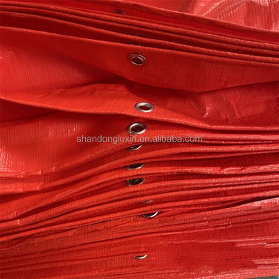 Telas de telhado PE Vermelho Blocos à prova de água e poeira Luz solar Outros tecidos 3x4m 4x5m 4x6m