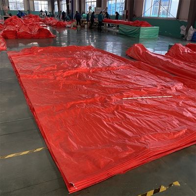 Telas de telhado PE Vermelho Blocos à prova de água e poeira Luz solar Outros tecidos 3x4m 4x5m 4x6m