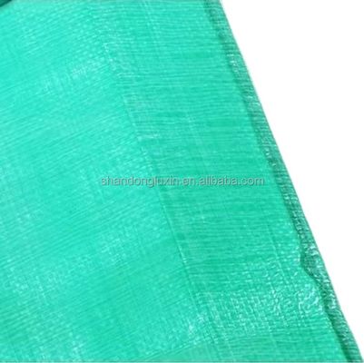 Tecido HDPE impermeável PE Tarpaulin Resistente a manchas Blue Poly Tarp para cobertura exterior
