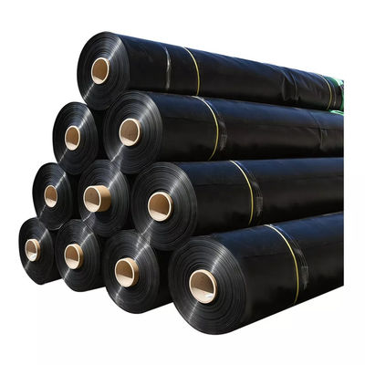 Geomembrana preta de largura de 1 mm e 2 mm para venda direta de tanques sépticos e aterros.