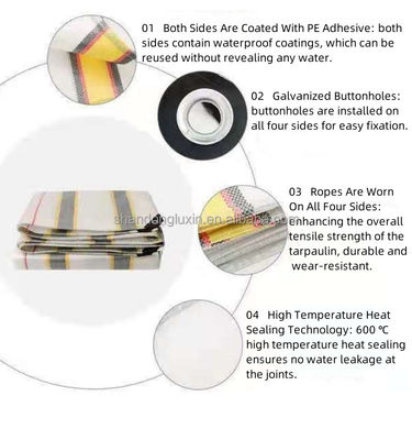 Tela pesada resistente a manchas para cobertura de caminhão 50gm-300gm PVC Fabric Design dobrável