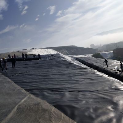 Piscina Piscina de peixe Geomembrana à prova d'água 1 mm 2 mm para revestimento de barragem de tanque de lago artificial