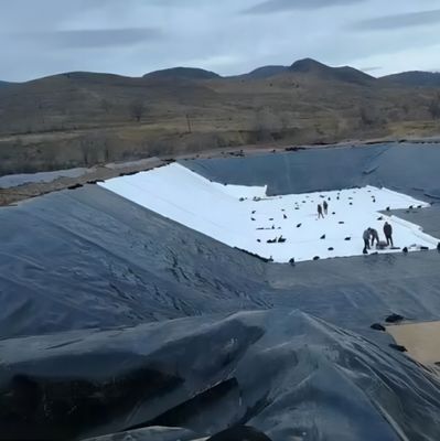 Rolo de geomembrana de HDPE de 1 mm para a pecuária 1m-8m Largura cruzadas Categorias Consolidação