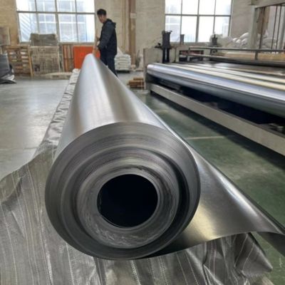 ASTM GRI-GM13 Geomembrana lisa de HDPE preto padrão para aterros sanitários e lagoas de peixes