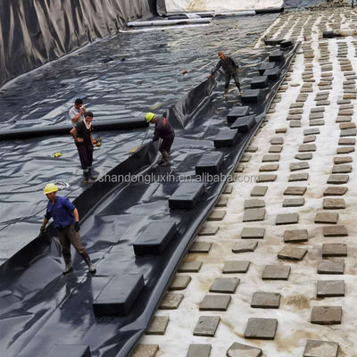 Superfície lisa 2 mm PE Geomembrane Liner para minas e outras aplicações industriais