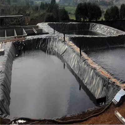 Geomembrana de polietileno EVA de alta densidade preta para tanques de armazenamento de água agrícola