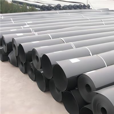 1-6m Largura HDPE Geomembrana Liner de lago de peixe para aterros sanitários 0.1mm-2.8mm espessura