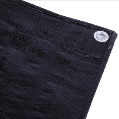 Diretamente dos fabricantes PE Tarpaulin preto para exposição à luz solar Anti largura 2-12m