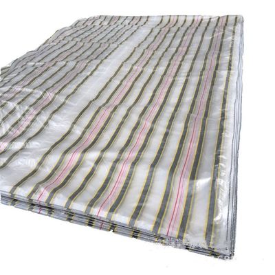 Alta dureza de superfície PE telha listrada em amarelo cinza para pré-fabricados impermeáveis à chuva