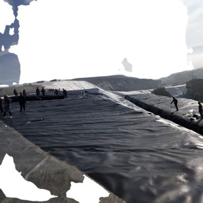 Capacidade de Design Gráfico Estilo Industrial HDPE Geomembrane Liner 1,0 mm para lagoa