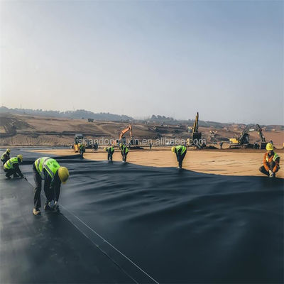 LLDPE Reservoir Liner 1,5 mm para Barragem de Plástico Folha de Geomembrana HDPE 50-200m comprimento