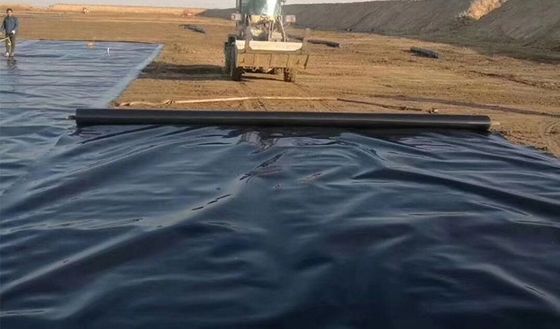 HDPE Geomembrane Fish Pond Liner 0.5mm 1mm 2mm para Modern Landfill Sites Design Style