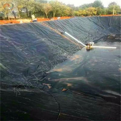 Proteção Ambiental Geomembrana HDPE revestimento de lago de peixes 1 mm 2 mm para aterros sanitários