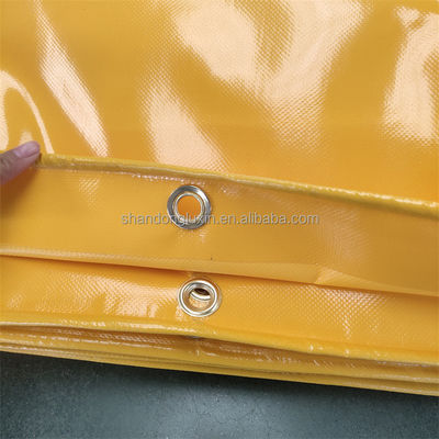 Material profissional de rolos de lona de PVC para aplicações externas e pesadas