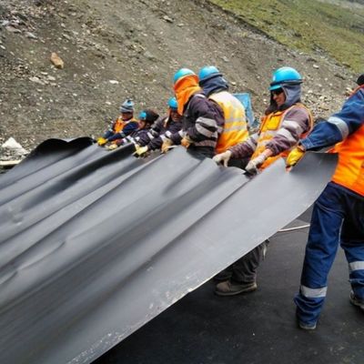 Revestimento de lago de aquicultura de geomembrana de dupla textura HDPE com capacidade de solução de projetos