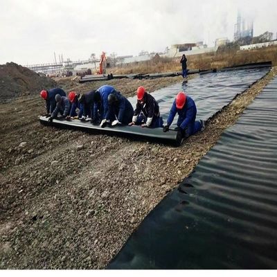 Revestimento de lago de aquicultura de geomembrana de dupla textura HDPE com capacidade de solução de projetos