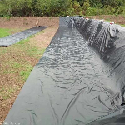 1.5mm Geomembrana de HDPE preto para lago Liner Farm Liner Estilo de design industrial