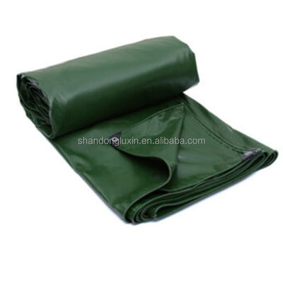 Dimensões personalizáveis Tarpaulin Material de PVC resistente ao UV perfeito para cobrir as necessidades de poeira