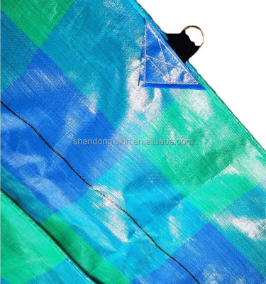 Cobertura de paletes pesados impermeável Tarpaulin Tarp 140gsm Reutilizável Cobertura de paletes