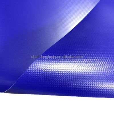 Tela de PVC azul de guarda-chuva para o exterior, com função de bloqueio da luz solar e da chuva