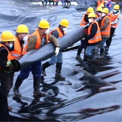 Liner de geomembrana de HDPE personalizável para fazenda de camarão de lagoa de peixes em barragem de reservatório de mineração