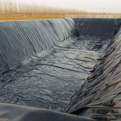 Geomembrana dupla lisa exterior para revestimento de lago de peixes e aterros sanitários