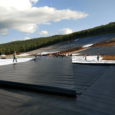 Reprodução de camarão de Singapura Geomembrana HDPE impermeável 0,3 mm com inspeção no local
