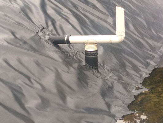 Geomembranas lisas de 2 mm perfeitas para piscinas de oxidação tanques sépticos e digestores de biogás