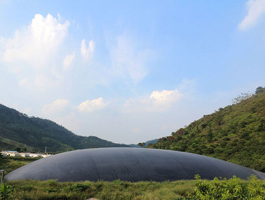 Geomembranas lisas de 2 mm perfeitas para piscinas de oxidação tanques sépticos e digestores de biogás