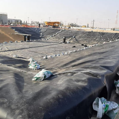 Geomembrana de dupla textura HDPE 1 mm para revestimento de barragem de plástico impermeável revestimento de lago de peixe