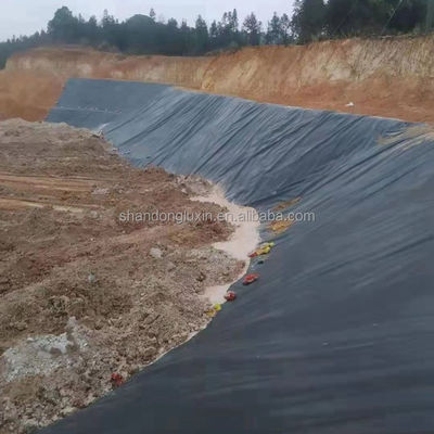 ASTM GRI-GM13 Padrão HDPE Geomembrana Limpa Piscina de Peixes para Tanques de Armazenamento de Água