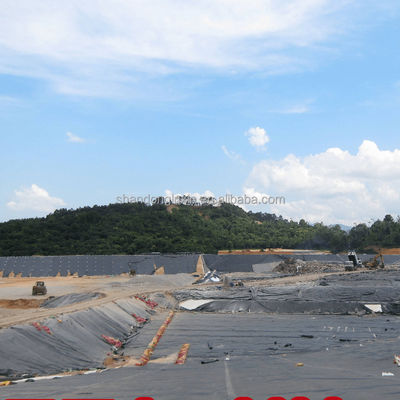 Espessura Geomembrana de HDPE de 0,2 mm a 2,8 mm para revestimento de lagoa de peixes e revestimento de barragem em rejeitos de lagoa
