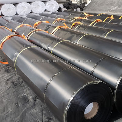 Geomembranas PVC LDPE HDPE Fish Pond Liner Dam Liner comprimento 50-200m espessura 0,3mm-2,8mm