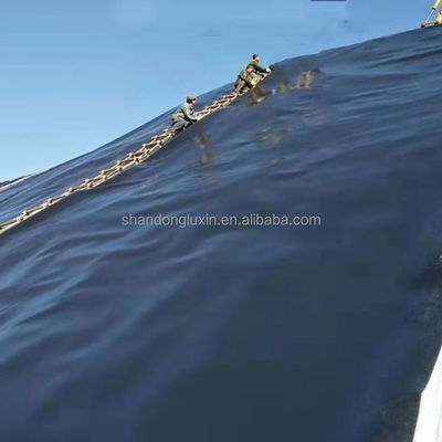 2 mm Geomembrana HDPE Limpado de lago de peixe para água anti-filtração em aterros sanitários