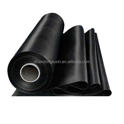 Geomembrana de polietileno EVA de alta densidade para impermeabilização de telhados 0,5 mm 1 mm 2 mm Preto