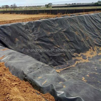 Geomembrana de polietileno EVA de alta densidade para impermeabilização de telhados 0,5 mm 1 mm 2 mm Preto