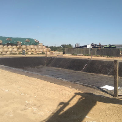 Dupla superfície lisa 0,5 mm Liner da lagoa da fazenda de peixes com geomembrana impermeável