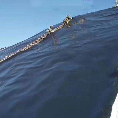 Geomembranas 30mil 60mil 1mm HDPE Negro Brilhante Para Tanques de Armazenamento de Água