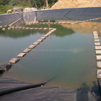 Solução impermeável de geomembrana de HDPE para projeto de conservação de água e proteção de barragens