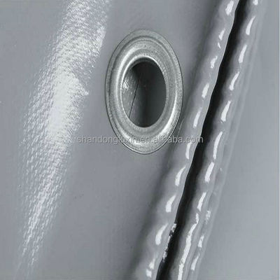 Tecido de lona de PVC impermeável para cobertura de caminhão 840DX840D-1300DX1300D 280-960gm