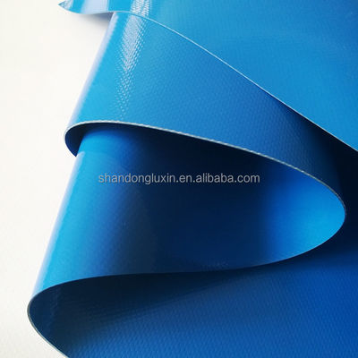 Cobertura de telhado 650gm Heavy Duty Vinyl impermeável revestido de PVC PE Tela de material de lona em rolos