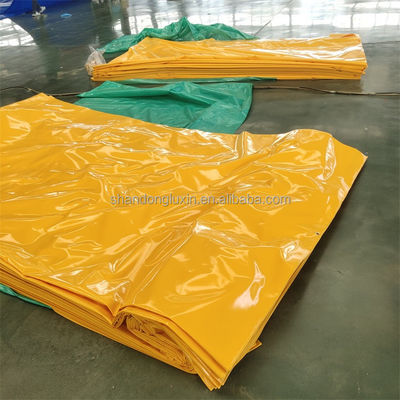 Capa de caminhão de telhado de PVC não tecido para proteção à prova d'água de carga pesada