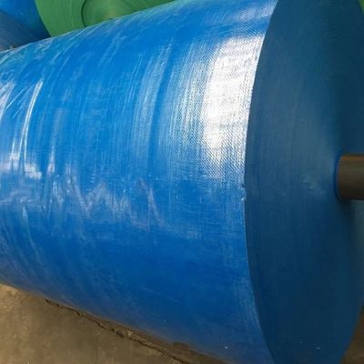 Retardante de incêndio Tarpaulin azul PE Tarpaulino de faixa leve para cobertura de resistência industrial