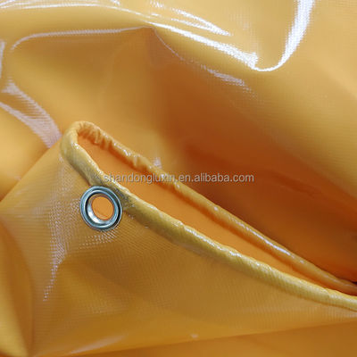 Telas de telhado revestidas de PVC retardadoras de chamas para coberturas de caminhões e lagoas de peixes